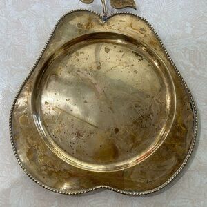 Elegant  Pear-Shaped Serving Tray